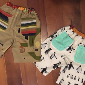 Kid’s pants-4pocket Shorts(batik)　　キッズ・ショートパンツ（ポケット4つ） B-type