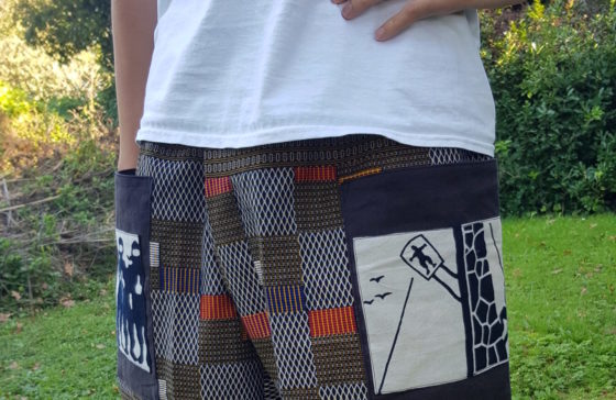 Batik Shorts–Thai fisherman’s style 　　　ハーフパンツ（タイパンツ スタイル）